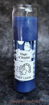 Hexenshop Dark Phönix Magic of Brighid Ritual Glaskerze Schnelles Glück